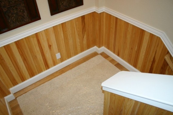 Custom built interior woodworks